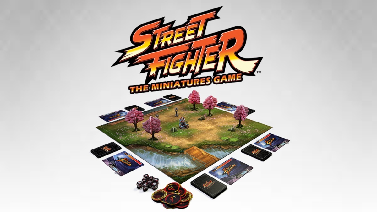 Street Fighter Board Game Mixes Punching, Kicking, Figures, And Cards