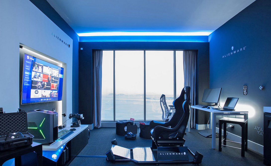 Alienware may have created the ultimate gamer hotel suite