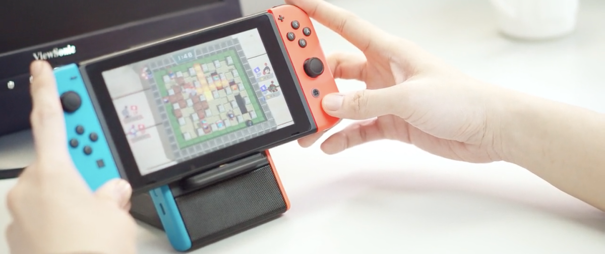 SwitchEcho: A Powerful Nintendo Switch Speaker Battery Stand