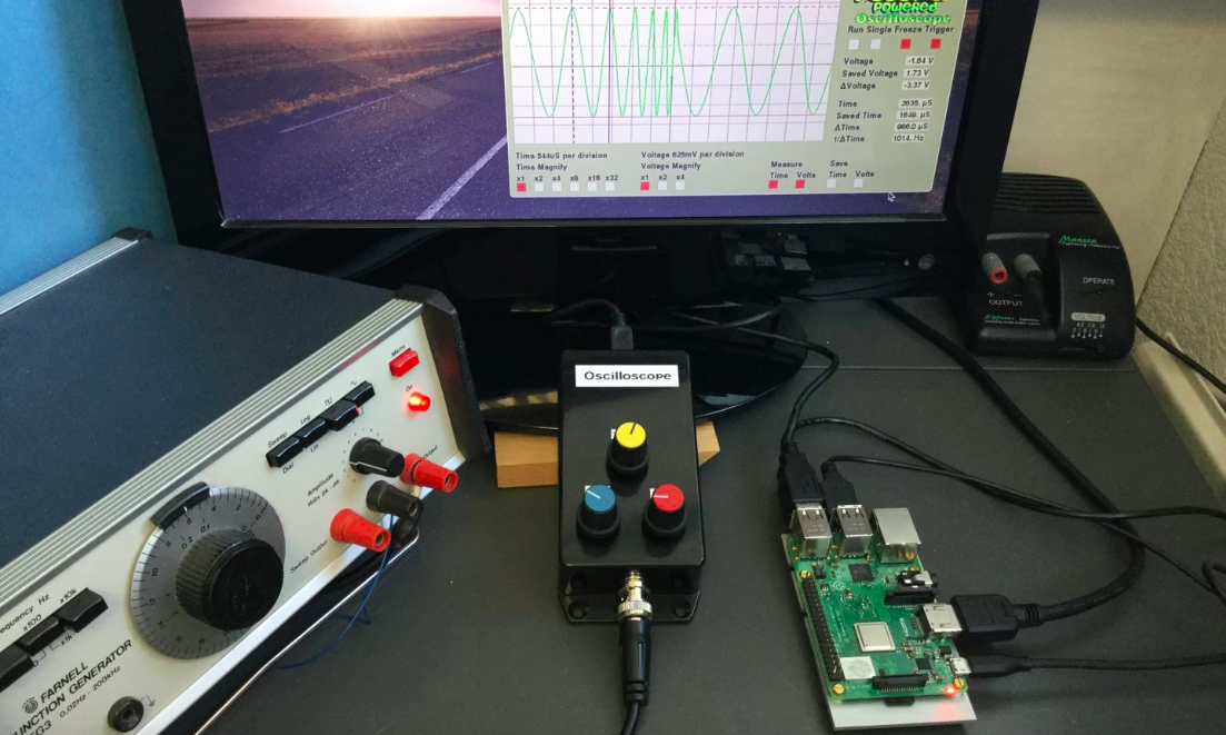 Build an oscilloscope using Raspberry Pi and Arduino