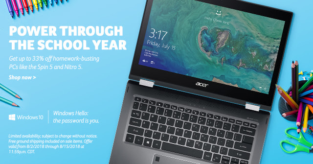 Acer Online Store | Don’t Miss the Back-to-School SALE!