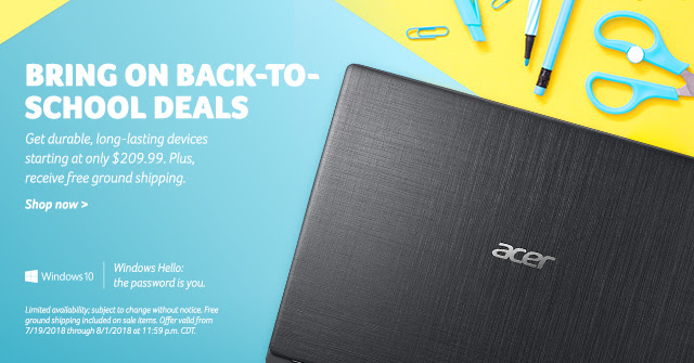 Acer Online Store | Finally Here! Huge BACK-TO-SCHOOL SALE!