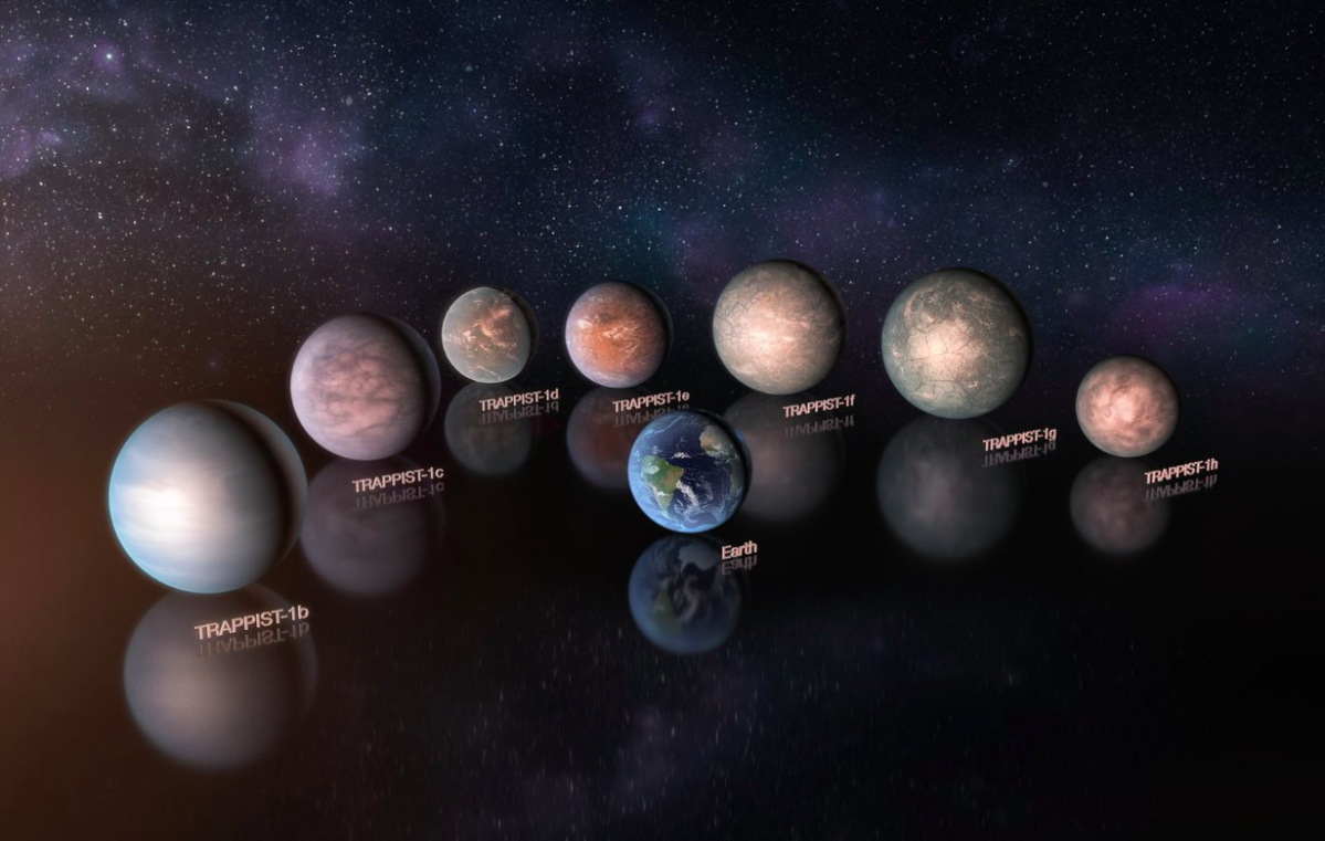 TRAPPIST-1 Worlds Are Rocky and Rich in Water, New Research Uncovers